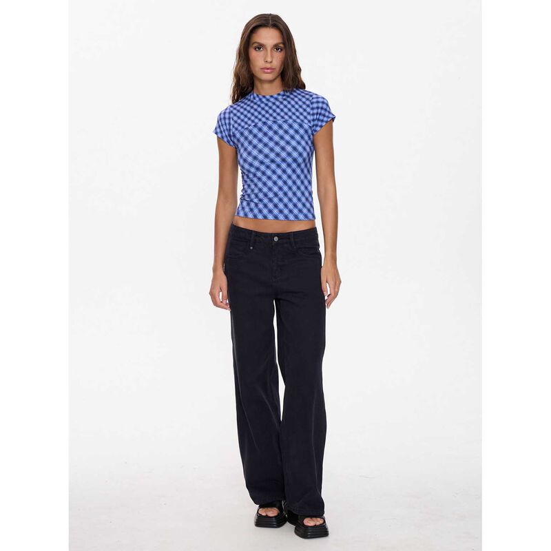 Thrills High Speed Check Panelled Club Tee image number 3